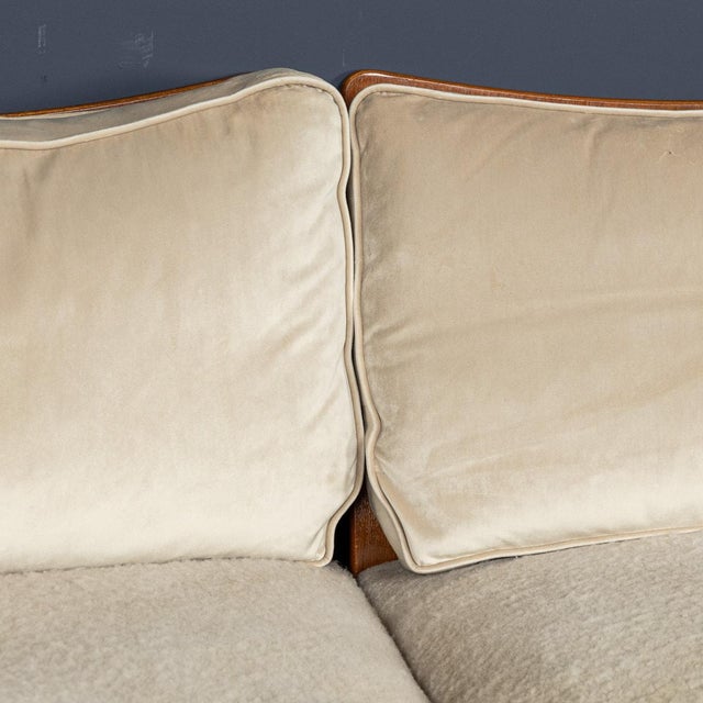 Vintage Cream Velvet Tulip Seating Suite by K.M. Wilkins for G Plan, 1970s, Set of 3 For Sale - Image 17 of 18