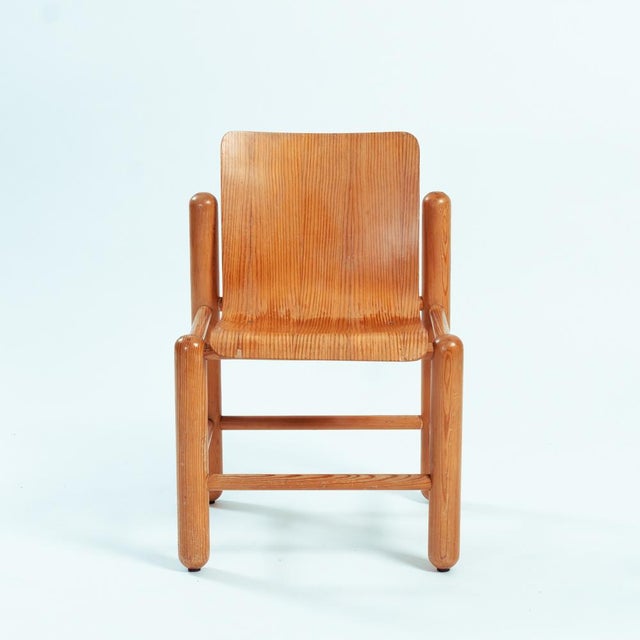 1970s Brutalist Pine Chairs by Knud Friis & Elmar Moltke Nielsen for Getama, 1970s, Set of 2 For Sale - Image 5 of 18