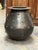 Metal Large Cauldron Shaped Metal Planter For Sale - Image 7 of 8