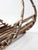 Vintage Rustic Twig Basket With Arched Handle For Sale - Image 16 of 18