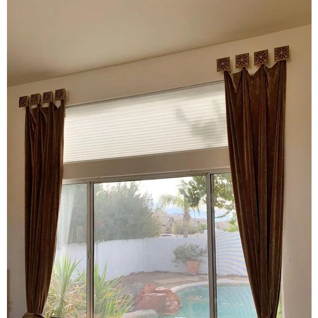 Rococo Newport Drapery Holdback Medallions - Set of 2 For Sale - Image 3 of 4