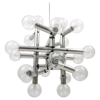 Atomic Ceiling Lamps attributed to J. T. Kalmar for Kalmar, 1969 For Sale