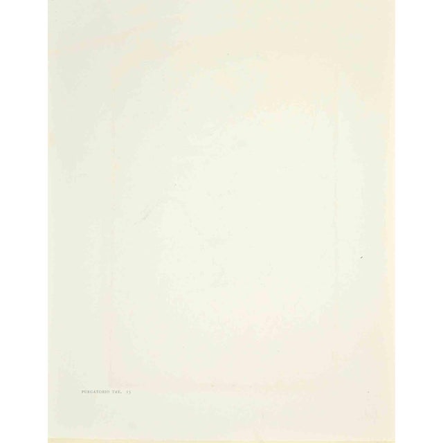 Angel of Mercy - The Divine Comedy is a woodcut print realized in 1963 for a series illustrating the Medieval poem of the...