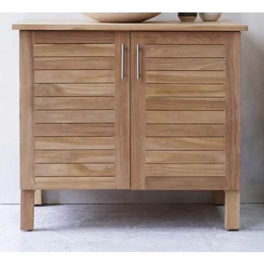 Tikamoon Soho 85 Solid Teak Wash Stand Chairish