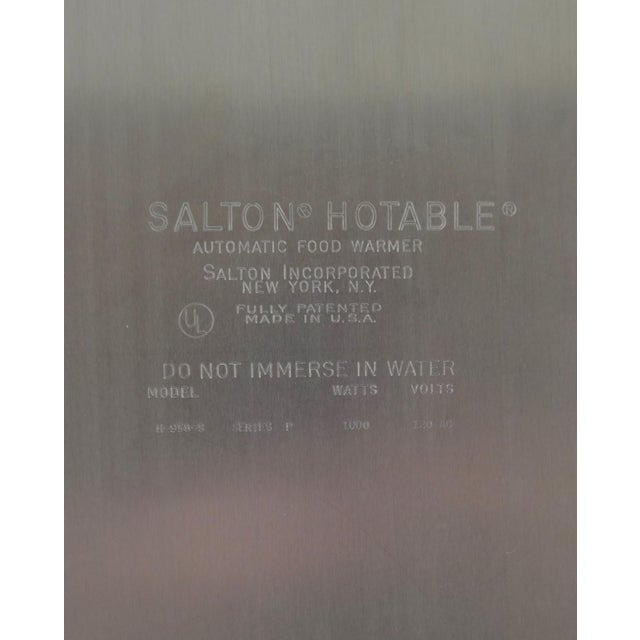 Salton Hotable Serving Cart W. Glass Top For Sale - Image 16 of 16
