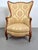 Wood Rococo Style Wingback Armchairs, 1920s, Set of 2 For Sale - Image 7 of 17