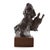 Expressionism David Aronson, Bronze Sculpture Rabbi w Torah Judaica Figure American Boston Figural Modernist For Sale - Image 3 of 5