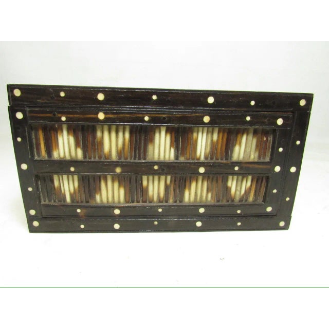 Tan Antique Anglo Indian Pencil Quill Box For Sale - Image 8 of 10