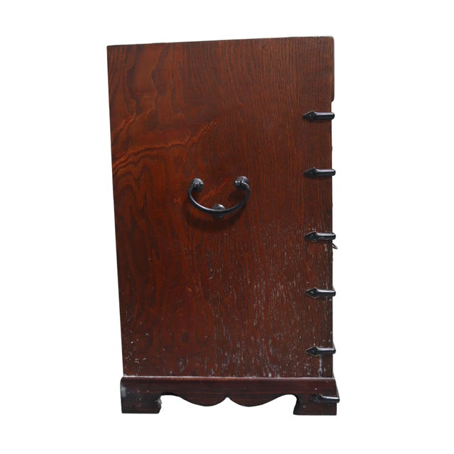 Vintage Korean Tansu Chest With Iron Hardware For Sale - Image 10 of 18