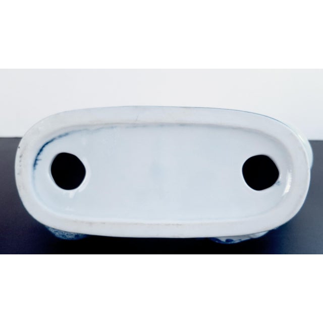 Ceramic Chinese Porcelain Pillow For Sale - Image 7 of 9