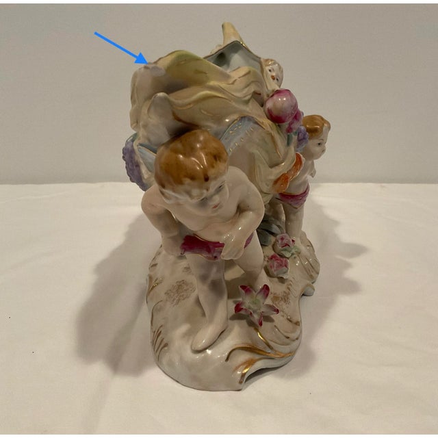 Early 20th Century Dresden Inspired Epergne Centerpiece Compote For Sale - Image 12 of 13