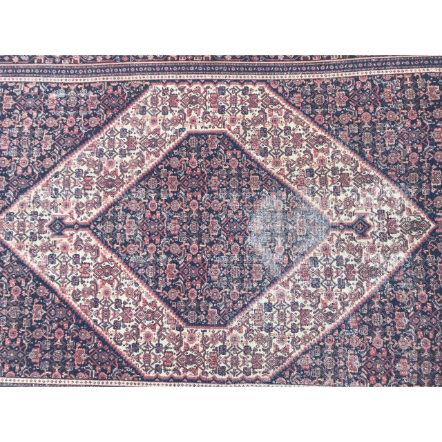 Beautiful Kurdish rug with nice decorative design and beautiful colors with blue, red, pink, yellow, green and dark blue,...