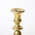 Brass Near Pair Neoclassical Balustrade Form Brass Candleholders With Square Bases For Sale - Image 8 of 11