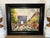 Arc De Triomphe in Paris, Created With Thick, Textured Impasto Brushstrokes. Vintage Oil Painting on Canvas. For Sale - Image 4 of 12