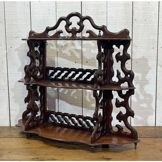Antique Mahogany Shelf, 1800s For Sale - Image 6 of 12