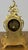 Vintage Rococo Mantel Clock in Brass For Sale - Image 12 of 14