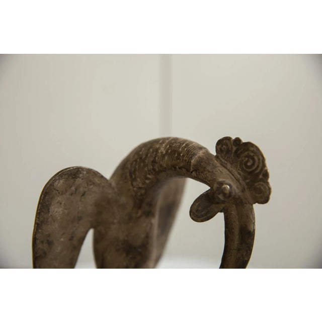 Vintage African Bronze Bird For Sale In New York - Image 6 of 8