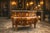 French 1860 French Artisan Louis XVI Mahogany Green Marble Commode For Sale - Image 3 of 18