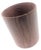 1980s Vintage Carved and Lathed Wood Cylinder Bowl For Sale - Image 5 of 12
