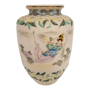 20th Century Massive Japanese Satsuma Style Vase or Urn