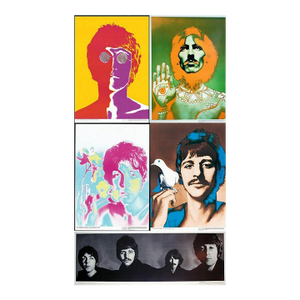 The Beatles Set 5 Posters Richard Avedon 1967 Original Printing Stern Magazine