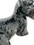 Rare VTG Black Ceramic Scottie Dog Figurine With White Highlights | Mid-Century Japanese Scottish Terrier Decor | Unique "Dc" Mark For Sale - Image 9 of 13
