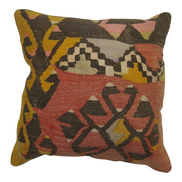 Vintage Kilim Pillow For Sale