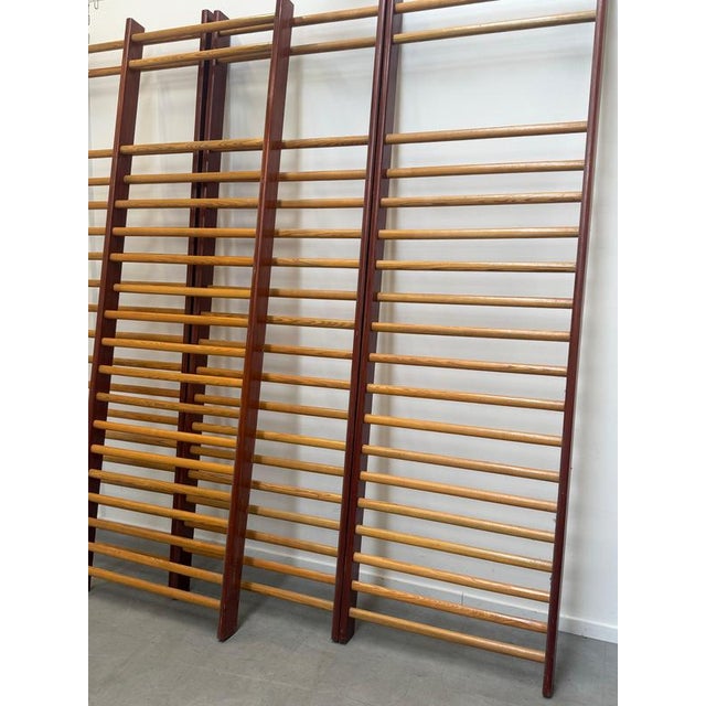 Swedish Gym Wall Ladder in Wood For Sale - Image 4 of 6