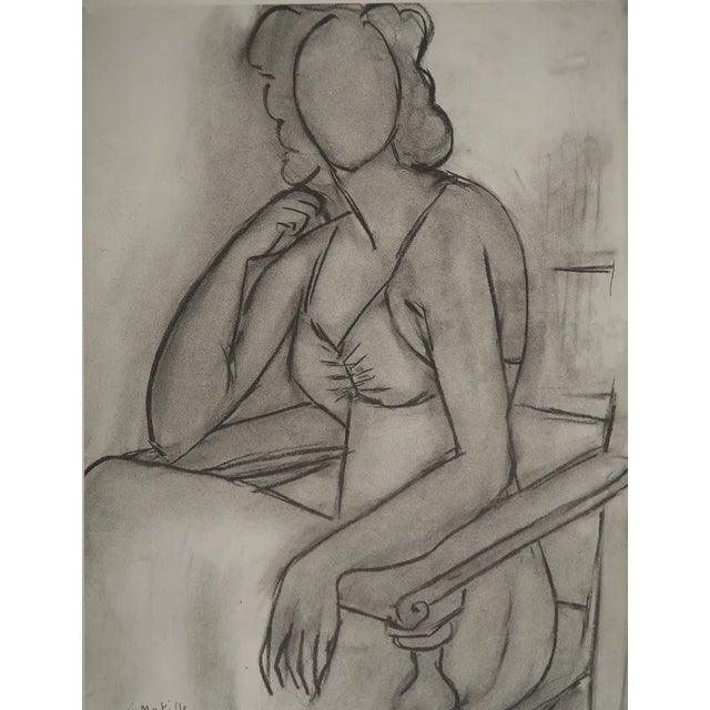 Henri MATISSE (1869-1954)(after) Female intimacy, 1943 Lithograph after a drawing by the artist (Fabiani workshop) Signed...