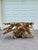 Brown 1990s Teakwood Organic Console Table For Sale - Image 8 of 8