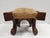 Folk Art Oak Horseshoe Footstool For Sale - Image 9 of 13
