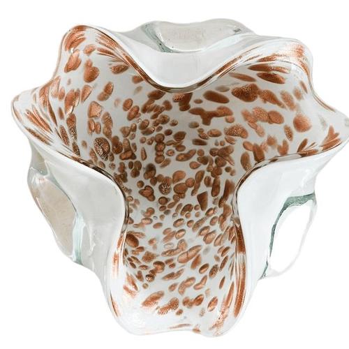 Vintage Murano Glass Bowl by Fratelli Toso, 1950s For Sale - Image 5 of 8