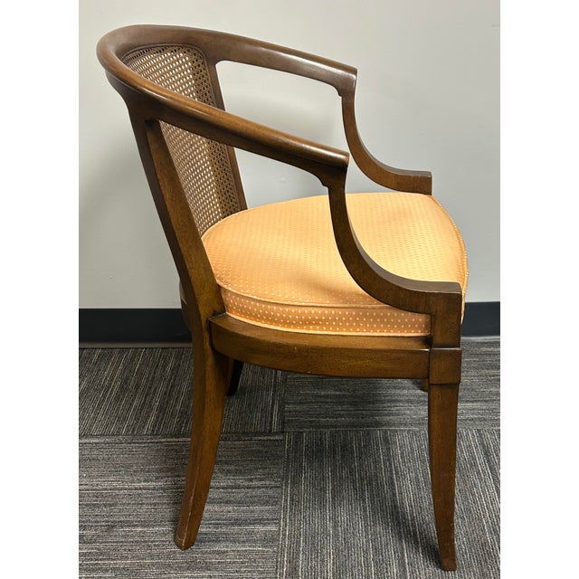 Art Deco Mid 20th Century Accent Barrel Chair For Sale - Image 3 of 4