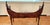 Wood Vintage Biedermeier-Style Burl Wood Gondola Bench / Crescent Settee For Sale - Image 7 of 8