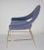 2010s Smania Italian Modern Prototype Brass and Azur Blue Living Room Armchair - in Showroom For Sale - Image 5 of 9