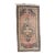 1970s Vintage Persian Handmade Wool Cotton Runner Rug For Sale