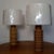 Mid Century Swedish Caramel Glass Table Lamp by Luxus For Sale In Atlanta - Image 6 of 7