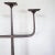 Brutalist Three Arm Candelabra Floor Candle Stand | Hammered and Hand Welded For Sale - Image 6 of 11