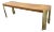 Mid-Century Lane Furniture Wood and Brass Bench or Table For Sale
