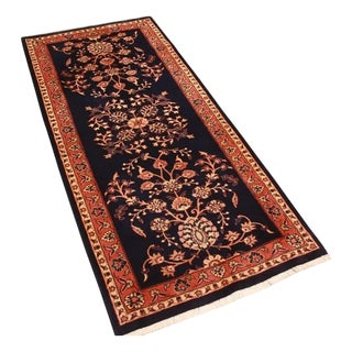 Middle Eastern Sarough Runner Rug For Sale
