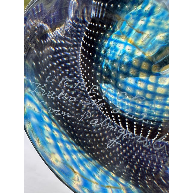 Orrefors Kraka No. 322 Vase by Sven Palmqvist, 1950s Swedish Art Glass For Sale - Image 12 of 12