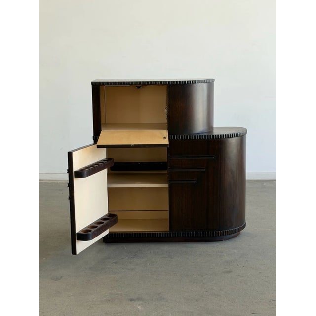 Art Deco Fluted Cocktail Cabinet For Sale - Image 4 of 13