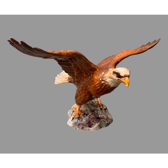 Vintage Beswick England 1018 Bald Eagle Figural Statue Sculpture For Sale - Image 6 of 6