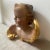 Ceramic Mid-19th Century Baroque Style Hand-Painted Ceramic Italian Angel For Sale - Image 7 of 10