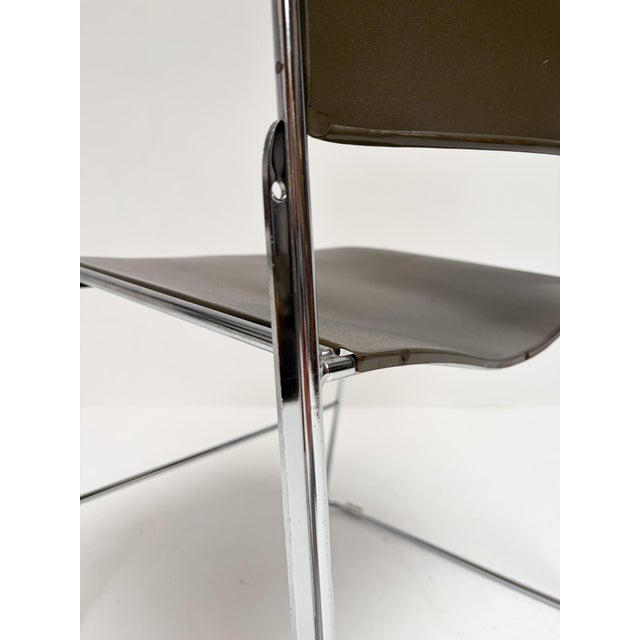 Green Dark Green Stackable Chair by David Rowland for Howe, 1970s For Sale - Image 8 of 18