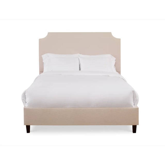 Casa Cosima Reagan Full/Double Bedframe, Gelam Linen For Sale - Image 4 of 4