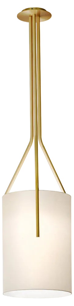 Arborescence S Satin Brass Pendant by Hervé Langlais