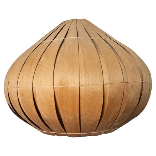 Mid-Century Veneer Pendant in the style of Hans-Agne Jakobsson, Denmark, 1960s For Sale - Image 16 of 16