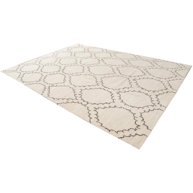 21st Century Contemporary Tibetan Wool Rug For Sale - Image 10 of 12