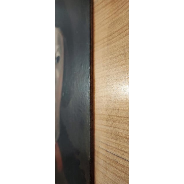 Georges Darel, Portrait de Fillette, 1935, Oil on Wood For Sale - Image 7 of 10